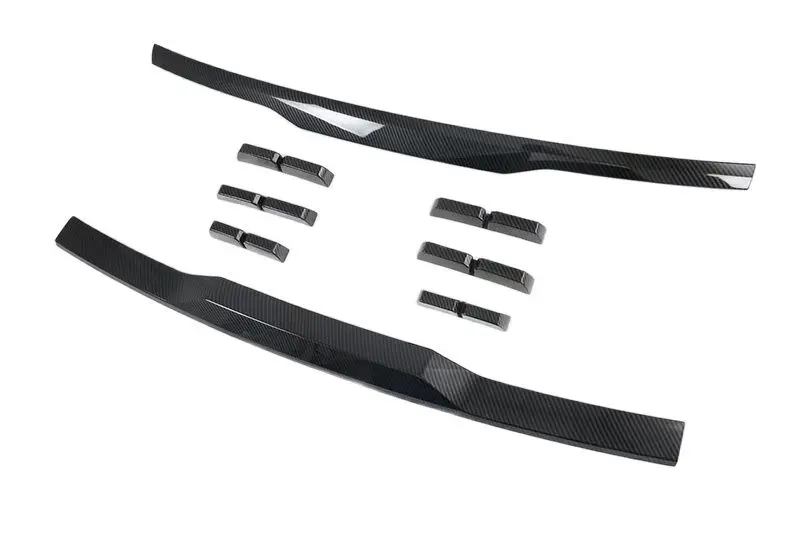 For Kia Mohave Borrego HM2 2019-2022 Car Accessories ABS Front Center Mesh Grille Grill Cover Radiator Strip Trim Decoration