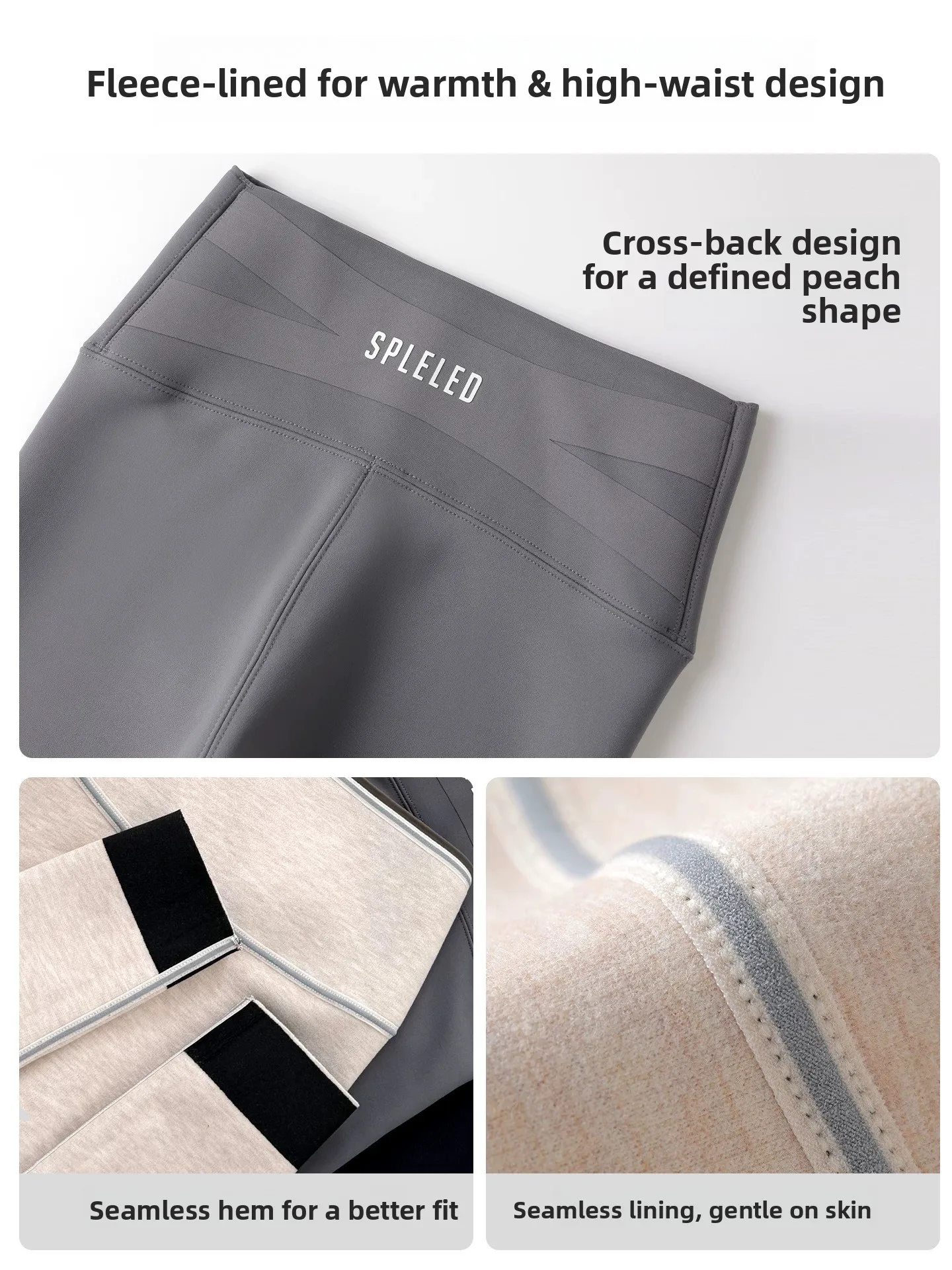 Calça feminina de yoga com forro de pele de arca, cintura alta, emagrecimento, quente, controle de barriga, levantamento de bunda, leggings longas fitn