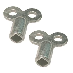 2pcs Exhaust Valve Key Faucet Key For-Radiator Water Tap Plumbing Bleeder Key Air Vent Central Heating Tool Heater Wrenches