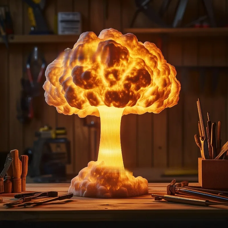 

New Mushroom Cloud Table Lamp Ornament