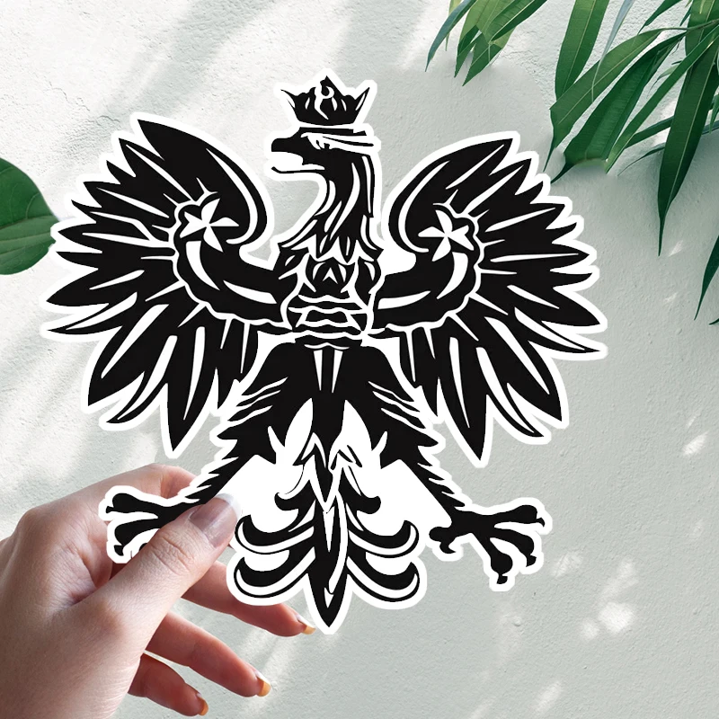 10912# Eagle Polish Decal Poland Symbol Vinyl Deca Car Sticker Waterproof Decors Pegatinas Para Coche Car Accessories