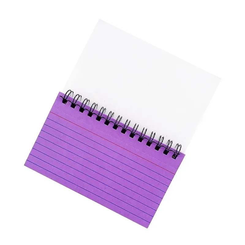 6pcs Horizontal Line Notebook Tearable Coil Book Cuaderno Journal Note Book Office Supplies Diary Libretas Stationery Notebooks