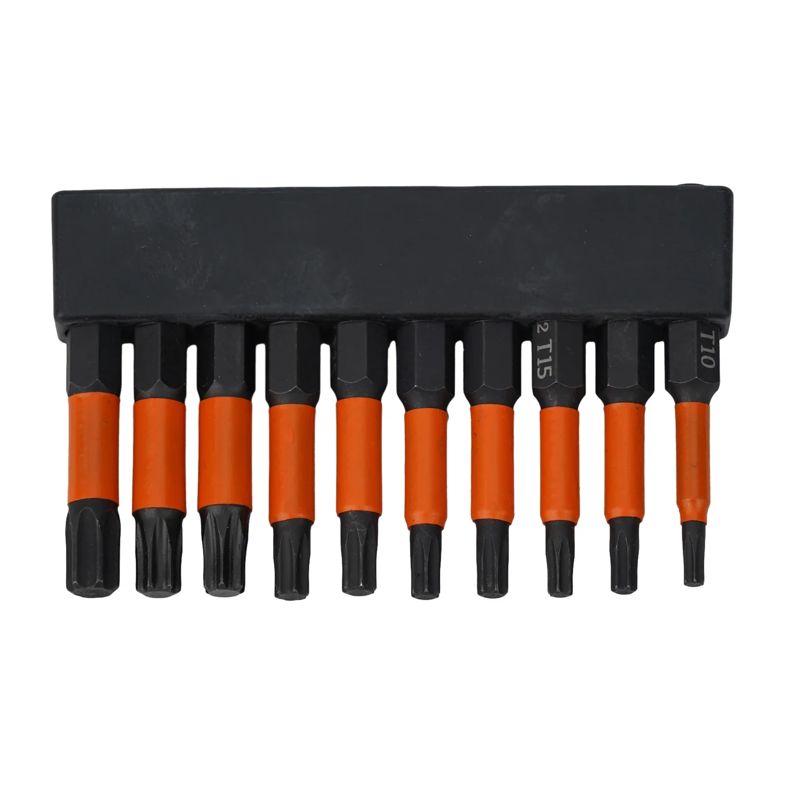 10pcs 50mm Torx Screwdriver Bit Set 1/4 Inch Hex Shank Torx Magnetic Screwdriver Bit Security Torx Star Bits Hand Tools