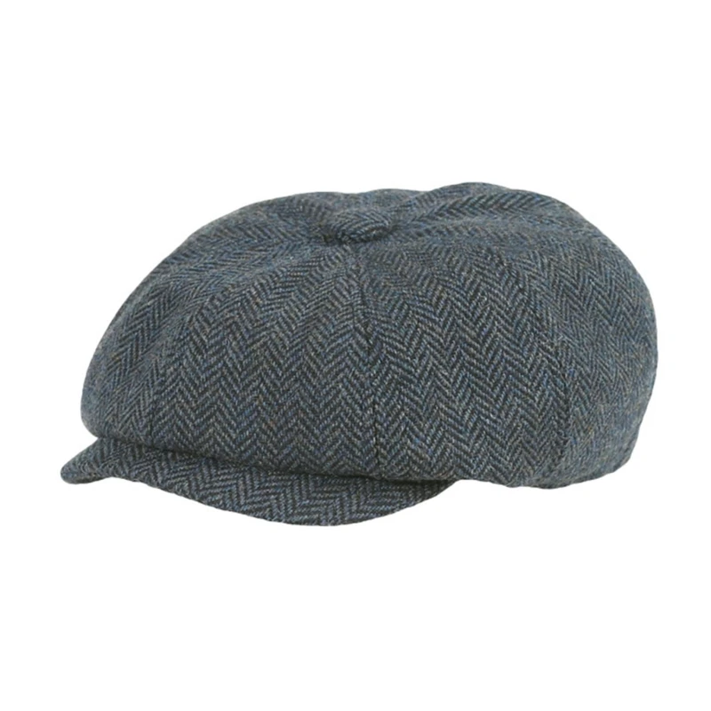 97BE Cappello da bambino vintage Cappello a becco d'anatra elegante Cappello da paperboys Cappello comodo per bambini