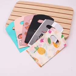 50Pcs/Lot Multi Designs Plastic Bags 9x15cm Mini Gift Bag Party Jewelry Nuts Candy Packaging Bags Nice Plastic Shopping Bag
