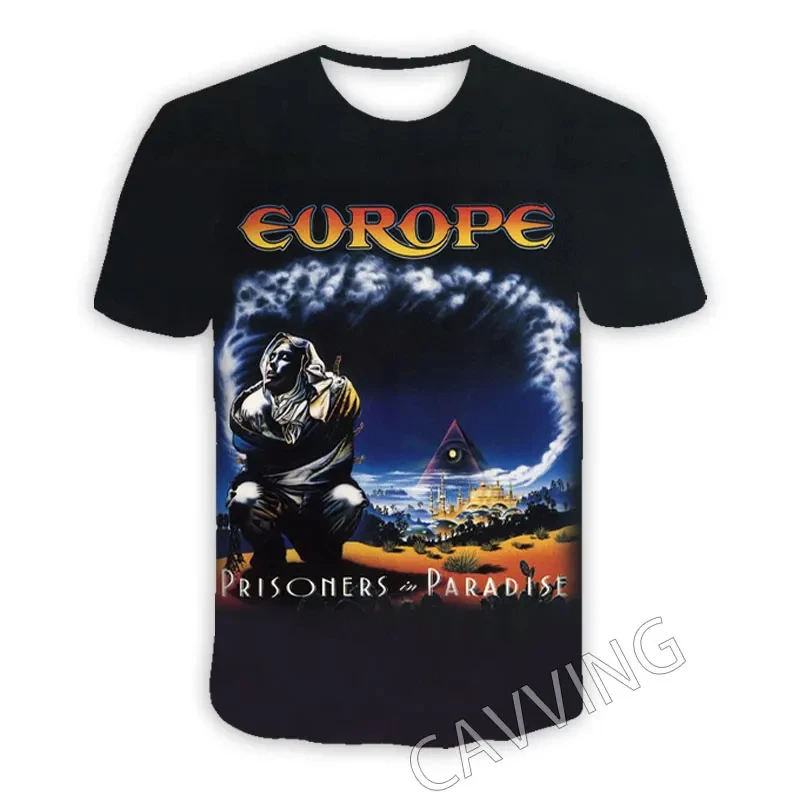 2024 New CAVVING 3D Printed  Europe Rock Casual T-shirts  Hip Hop Tee Shirts Harajuku Styles Tops Clothing for Men/women