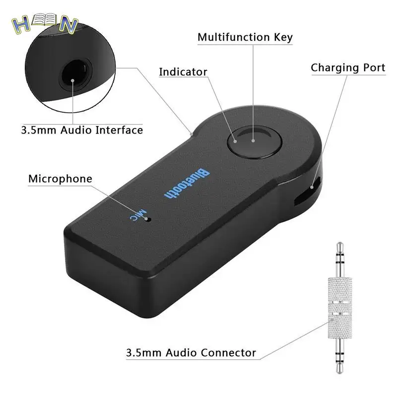 Bluetooth Audio Receiver Transmitter 4.1/5.0 Mini Stereo Bluetooth AUX USB 3.5mm Jack For TV PC Headphone Car Wireless Adapter