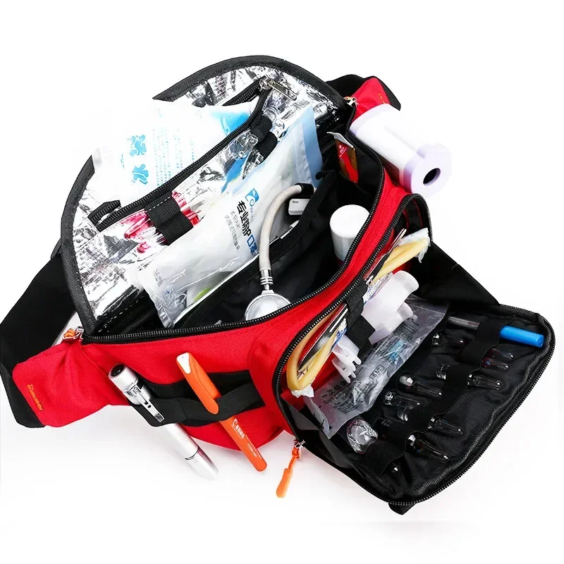 Medical Nylon Small Emergency Portable  Waist Bag  Survival Storage