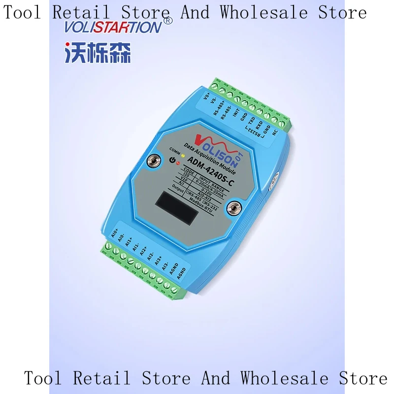 4-Way Analog Acquisition Module 4-20MA 0-10V 0-20MA To 485 Current And Voltage Modbus RTU