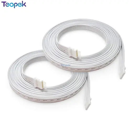 Imagen 1 del producto Cable de extensión de 30CM, 1M, 2M, 3M, 5M, 6 pines para Philips Hue Lightstrip Plus V4, Cable conector Micro LED blanco de 6 pines
