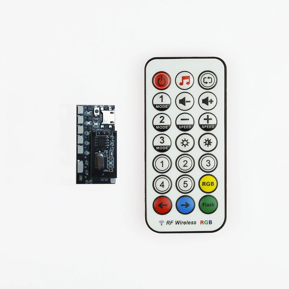 DIY Led Light Iamp IF Board And 20 Keys Remote Control Wireless Module