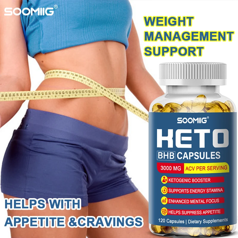 Keto BHB Capsules with Raspberry Vinegar, Sodium, Support Appetite Suppressant & Electrolyte Balance Supplement for Keto Diet