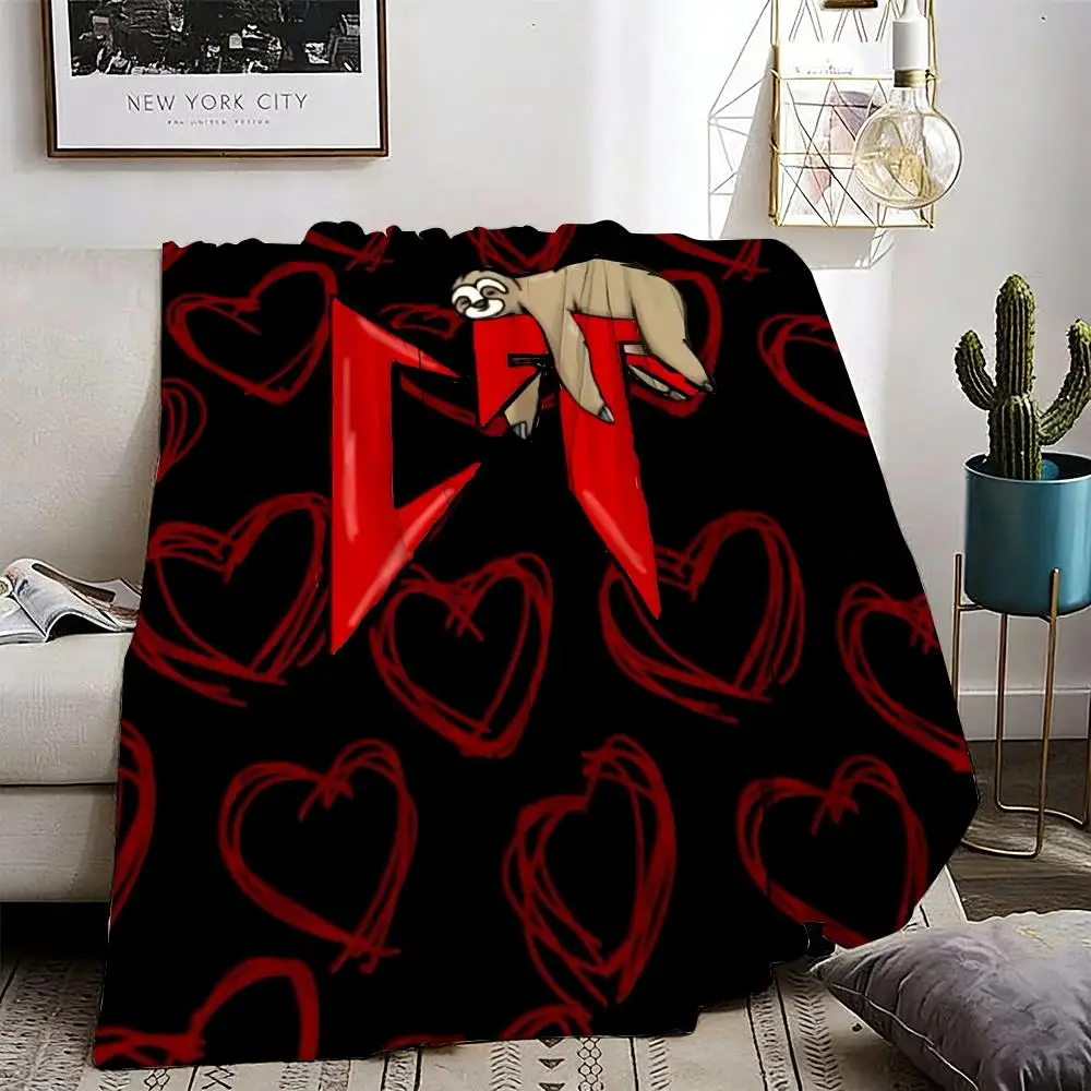 Rapper N-Natanael Cano Throw Lightweight 240g Flannel Blanket Soft Skin-friendly for Summer Cooling