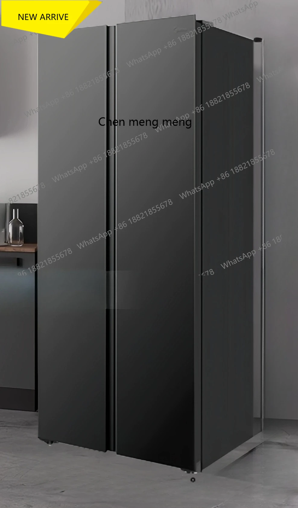 

M138 Двухдверный ультратонкий встроенный бесморозный инверторный бытовой холодильник большой емкости