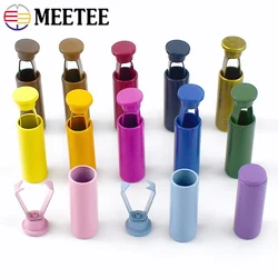 10-50Pcs Colorful Metal Cord Lock For Garment End Stopper Cap Trousers Hanging Bell Buckle Lanyard Button DIY Sewing Accessories