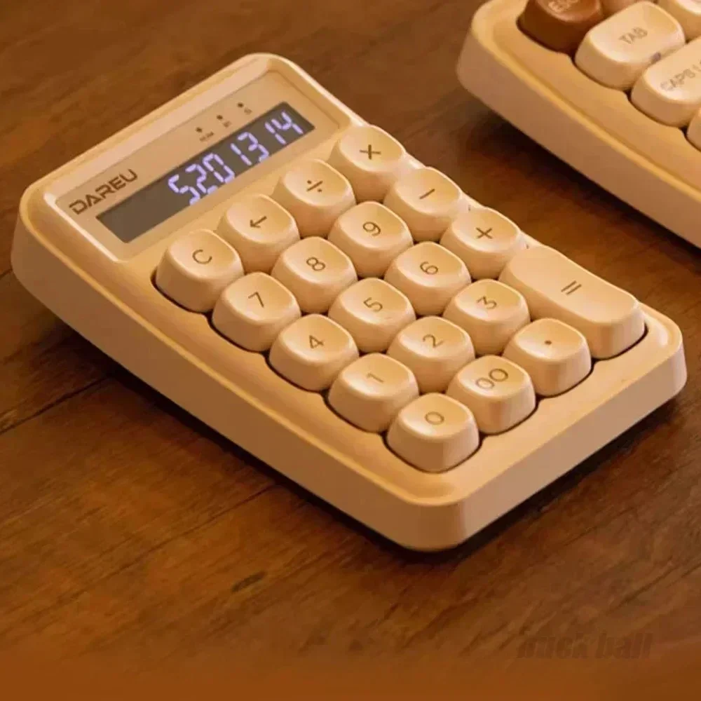 Dareu Z19 Mini Numpad ثلاثي الوضع بلوتوث لوحة المفاتيح اللاسلكية لوحة المفاتيح الميكانيكية ملحقات ألعاب الكمبيوتر هدايا ألعاب المكتب