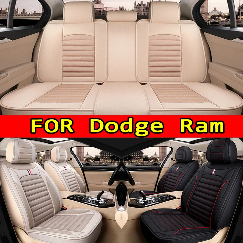 

FOR Dodge Ram Car seat covers High-end linen wear-resistant soft and comfortable full-wrap seat covers four seasons
