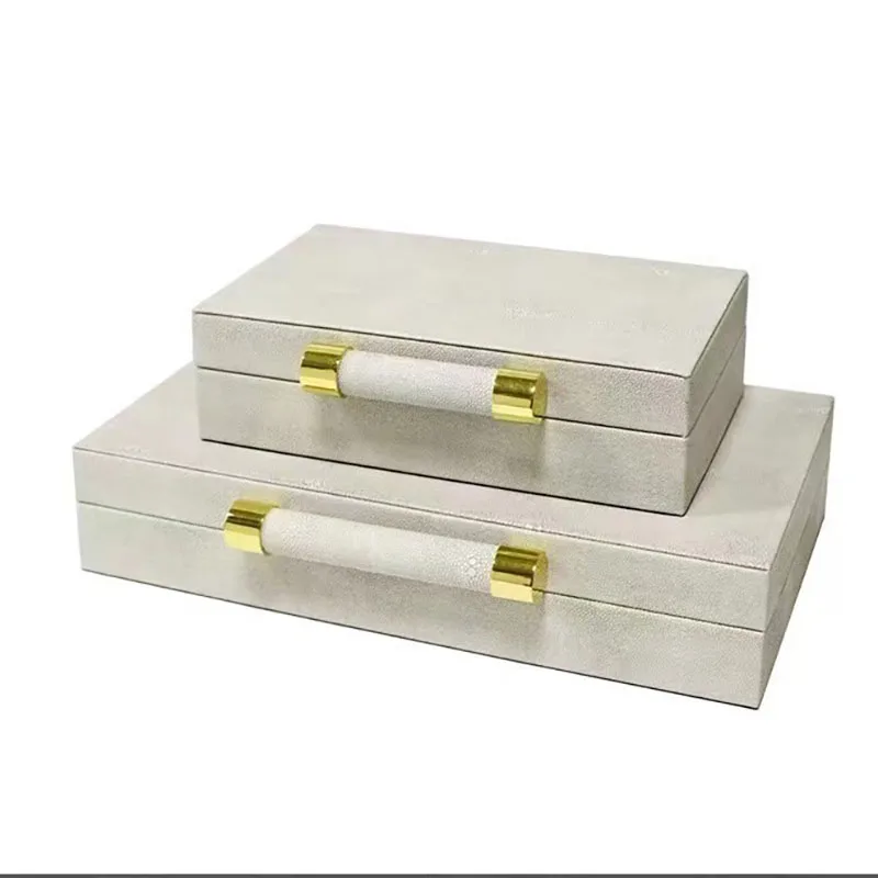 Leather Jewelry Box for Women Large Ring Necklace Earrings Jewelry Boxes Organizer Bracelet Portable Display Accessories Storage