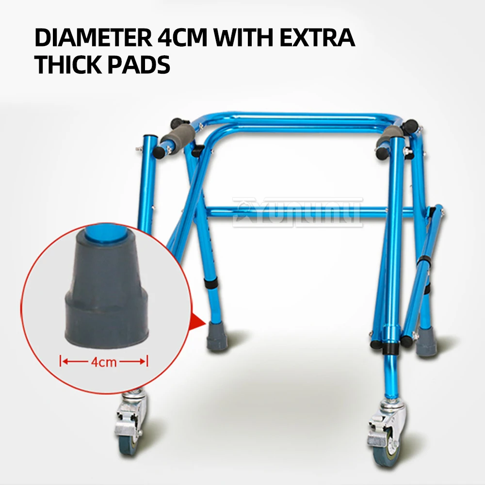

Lightweight Portable Aid OneKey Folding Fracture Rehabilitation Trolley