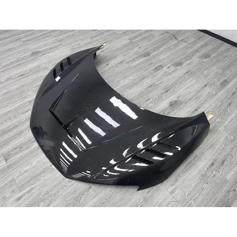 High Quality Real Carbon Fiber Front Hood Engine Bonnet Body Kit R8 2017-2019 Front Bonnet Car Accessories