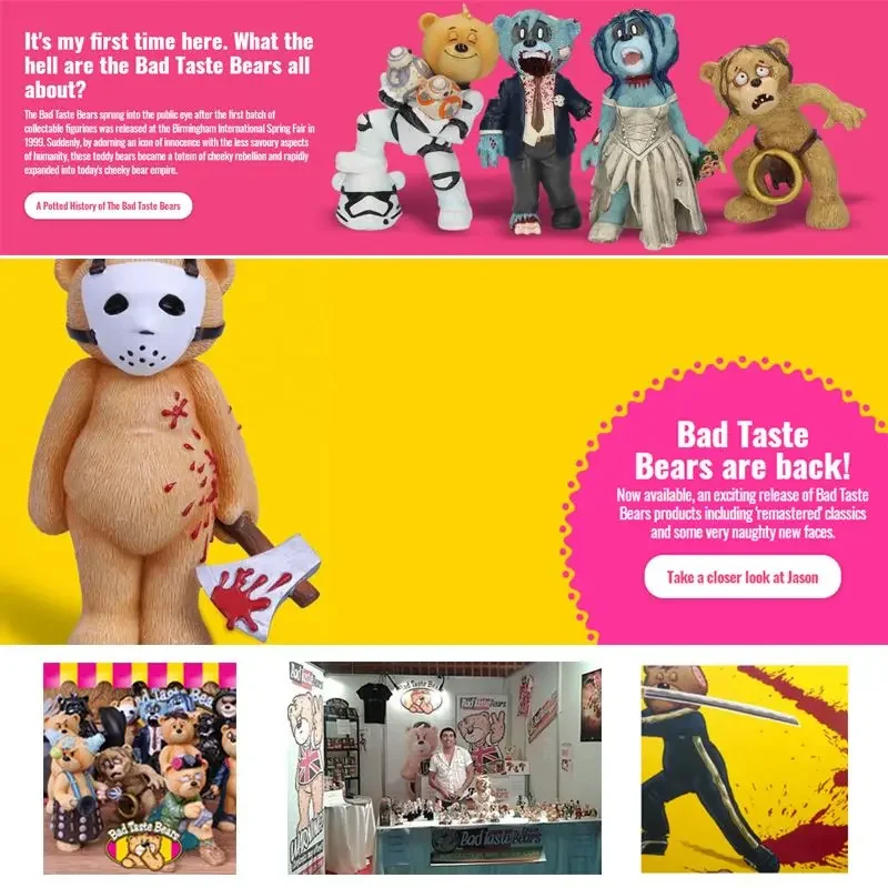 Britain Trend Ornaments Bad Taste Bears Heavy Flavor Desktop Decorations Figurines Perverted Teddy Bear Spoof Miniature