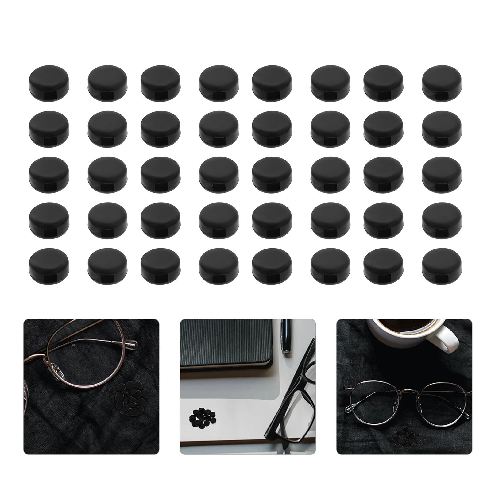 

40 Pcs Anti slip Glasses Retainers Silicone Covers Ear Hooks For Eyeglasses Supplies Non slip Oval Grips Leg Protectors Myopia