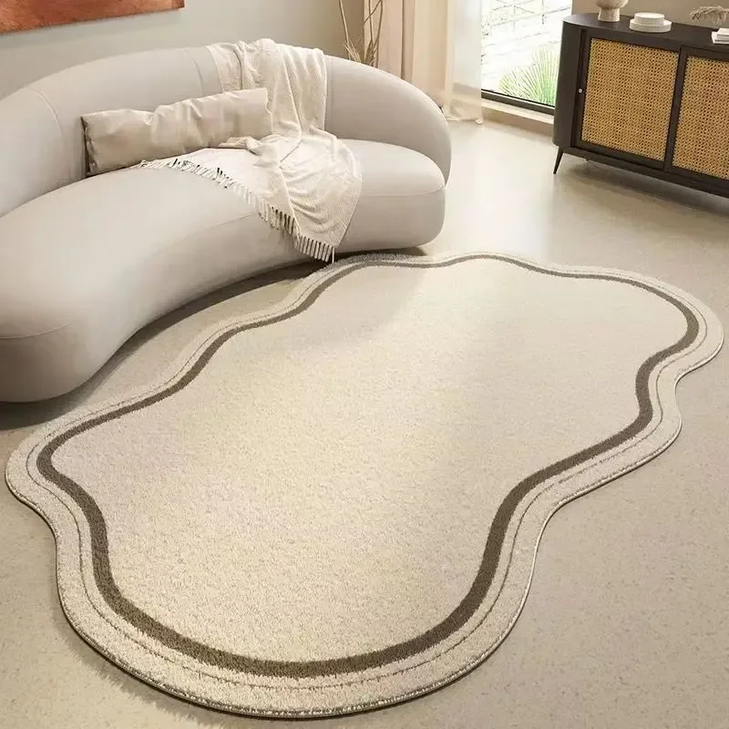 Nordic Living Room Carpet Irregular Home Bedroom Room Bedside Rugs Thick Simple Cloakroom Leisure Area Plush Mats AlFOMBRA 양탄자