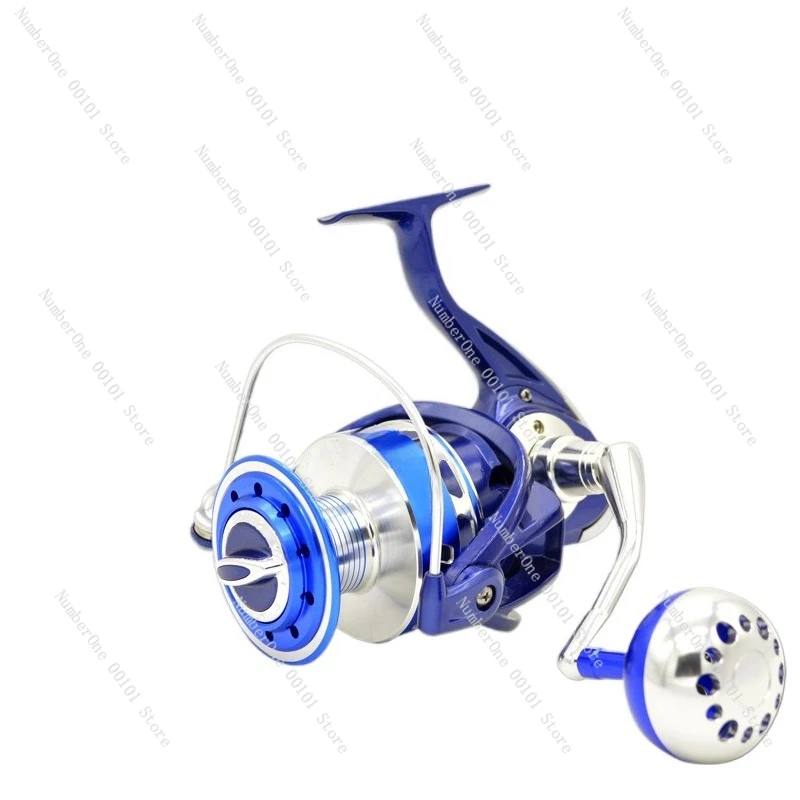 

Цельнометаллическая безынерционная катушка без люфта, из толстой железной пластинки, для медленной ловли в море