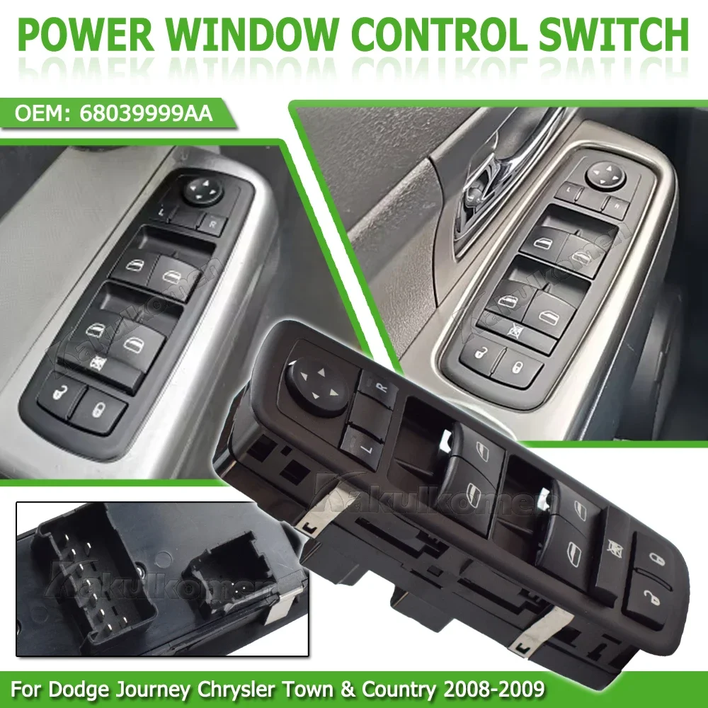 

Electric Car Master Power Window Control Switch Button For Dodge Grand Caravan Journey Caravan Town&Country For Jeep Liberty
