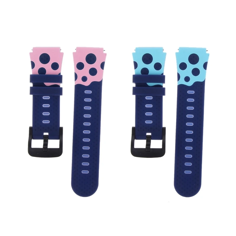 R91A Adjustable Silicone Strap Sport Band for Kid Telephone Watches Waterproof Phone Watchband Adjustable Wristwatch Belt