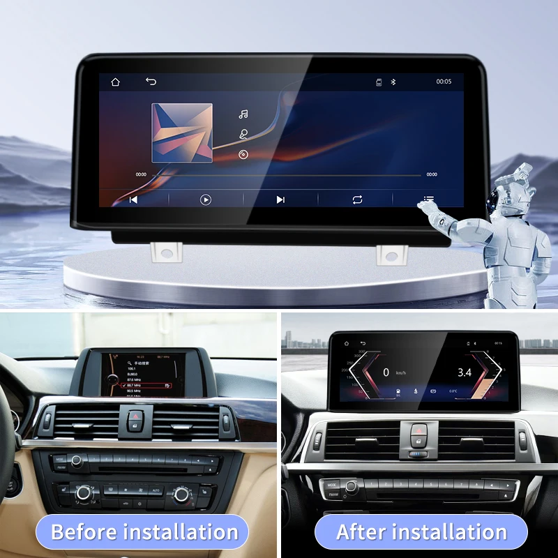 10.25 شاشة تعمل باللمس لسيارات BMW 1/2/3/4series F20 F21 F30 F31 F32 F33 F34 اللاسلكية Carplay أندرويد السيارات سيارة مشغل وسائط متعددة