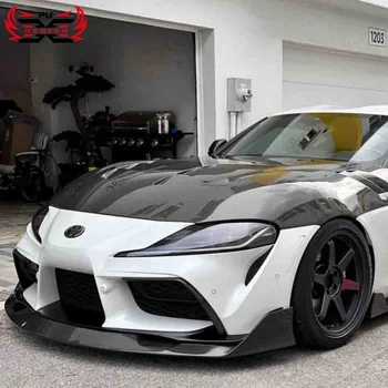 For Toyota GR Supra A90 Bumper Spoiler A91 2019+MK5 Carbon AG Style Front Lip Splitter Bumper Accessories