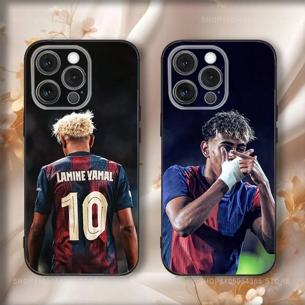 

L-Lamine Yamals No 10 Phone Case For iPhone 17,16,15,14,13,12,11,Pro,Max,Plus,Air,X,XS,XR,SE,8,7,Mini,Soft Black Funda