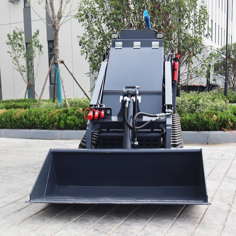 Cheap Diesel 700KG Skid Steer Loader Earth-moving Handling Mini Skid Steer Loader Snow Cleaning Skid Steer Loader for Sales