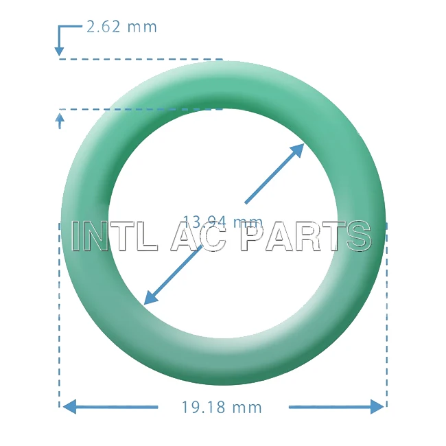 O-Ring Grueso Verde #12 for GM Captive Green HNBR O-Ring 19.18mm X 13.94mm X 2.62mm