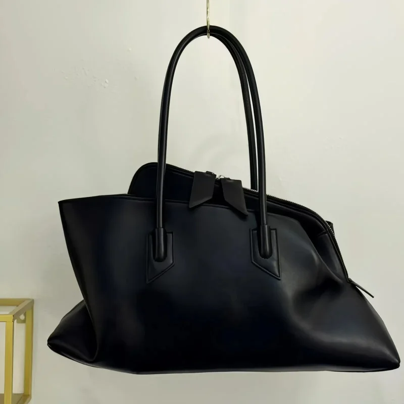 

Luxury Women' Tote Bag Fashion Brand High-end Simple Large-capacity Handbag Irregular High-quality Leather Commuter Shoulder Bag