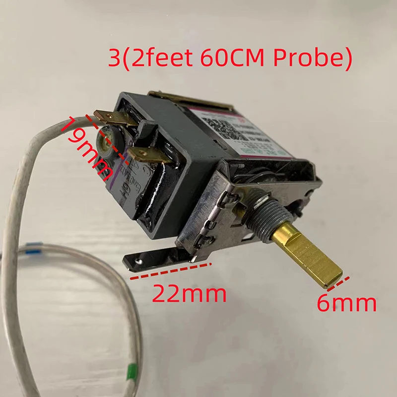 Imagem -06 - Refrigerador Termostato Household Metal Temperatura Controlador Acessórios Wpf22-l 3pin