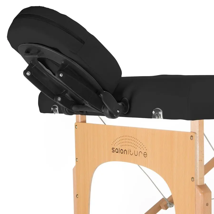 Professional Portable Folding Massage Table with Carrying Case Black