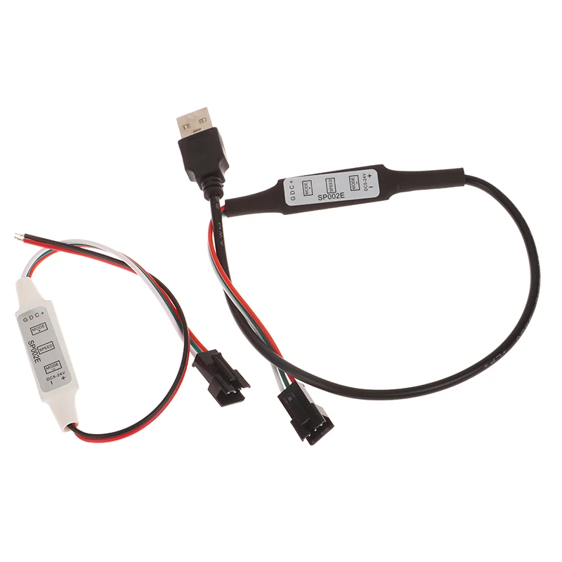 Mini WS2812B WS2811 Controller For Pixel LED Strip Light USB 3 Key WS2812 LED Light Strip SP621E Music Bluetooth APP DC 5V-24V