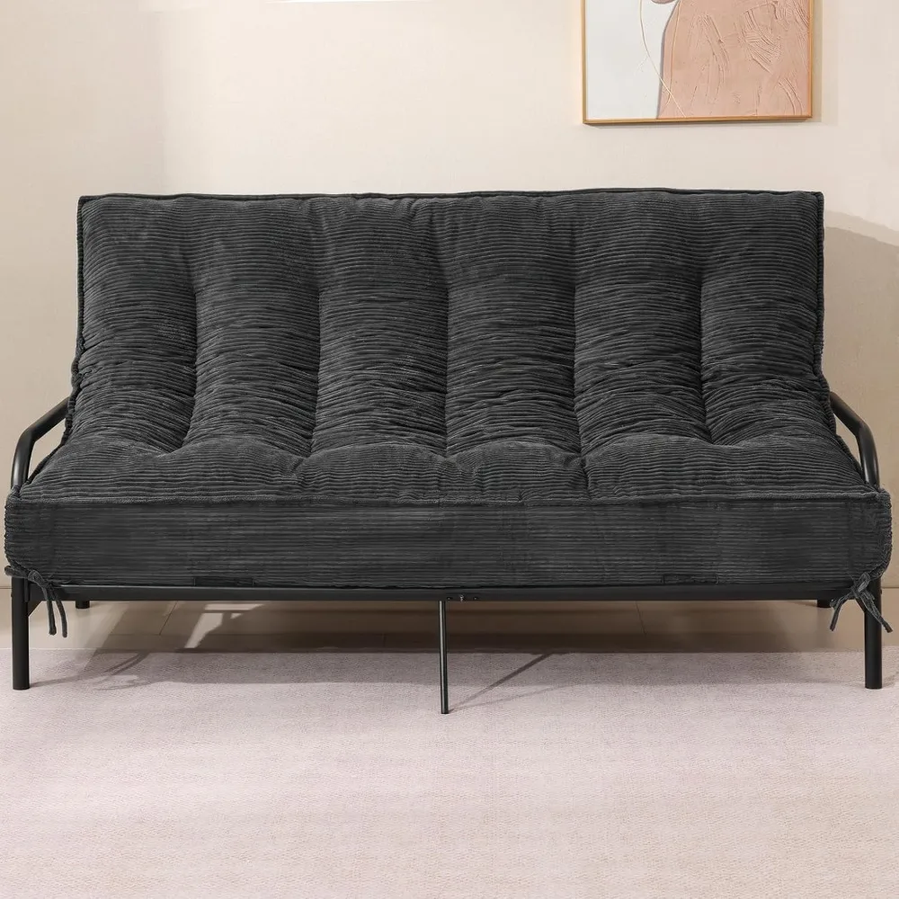 

8 inch queen size futon mattress, extra thick futon sofa bed upgraded japanese floor mattress queen floor futons mattresses with
