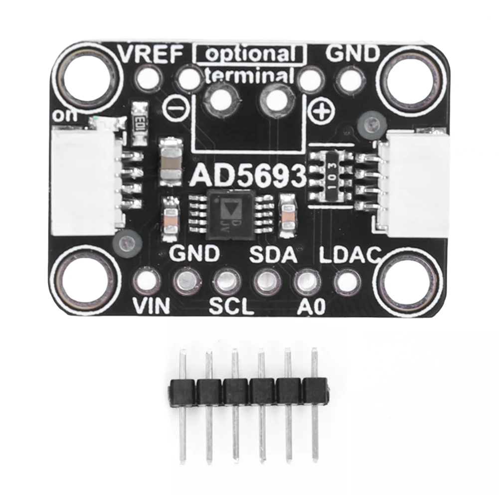 AD5693R I2C DAC Breakout Module 16-Bit DAC I2C Development Board Compatible with STEMMA QT Qwiic