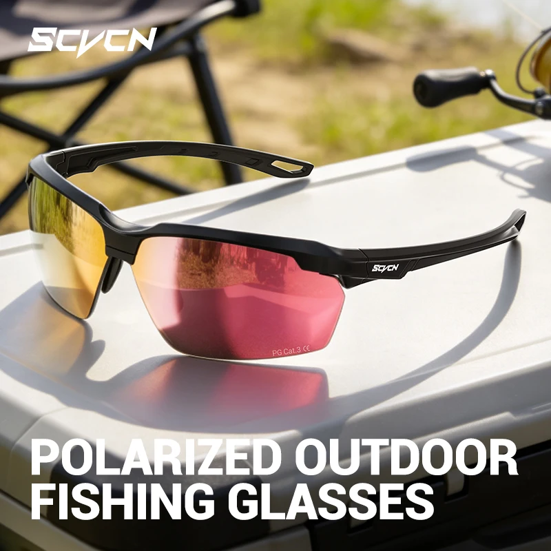 SCVCN Neue Herren-Radsportbrille Wanderbrille Polarisierte Angelbrille UV400 Outdoor-Sportbrille MTB Fahrradbrille 2026