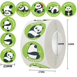500pcs Cute Panda Animals Cartoon Stickers for kids school teacher Classroom Use Kids Toy Sticker Reward Sticker