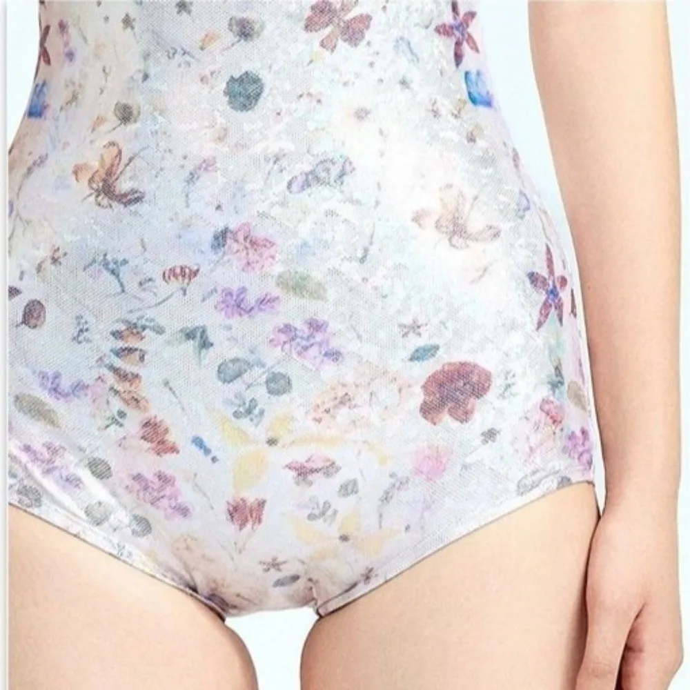 Bañador de secado rápido resistente al cloro con estampado moderno - imagen 4