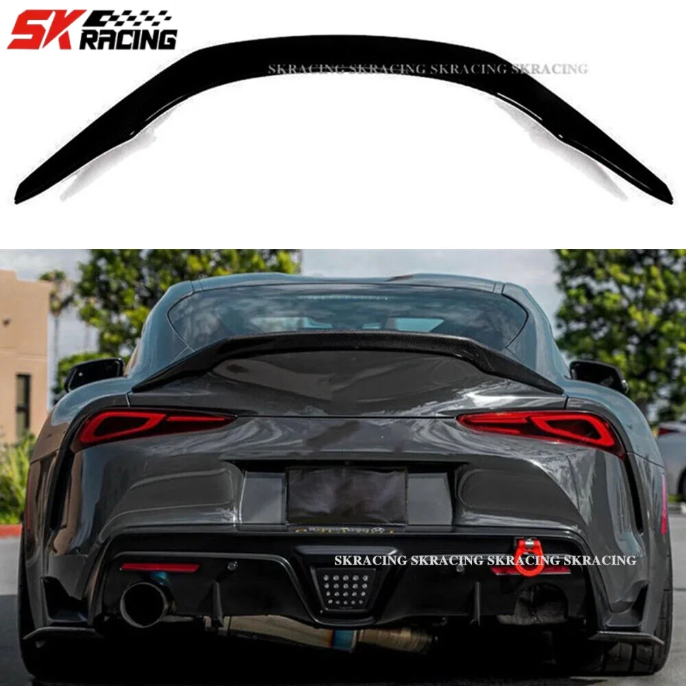 New Glossy Black Rear Trunk Spoiler Wing Lip Bodykits Fits For 2020-2022 Toyota Supra GR A90 A91 MK5 Automobiles Accessories Kit