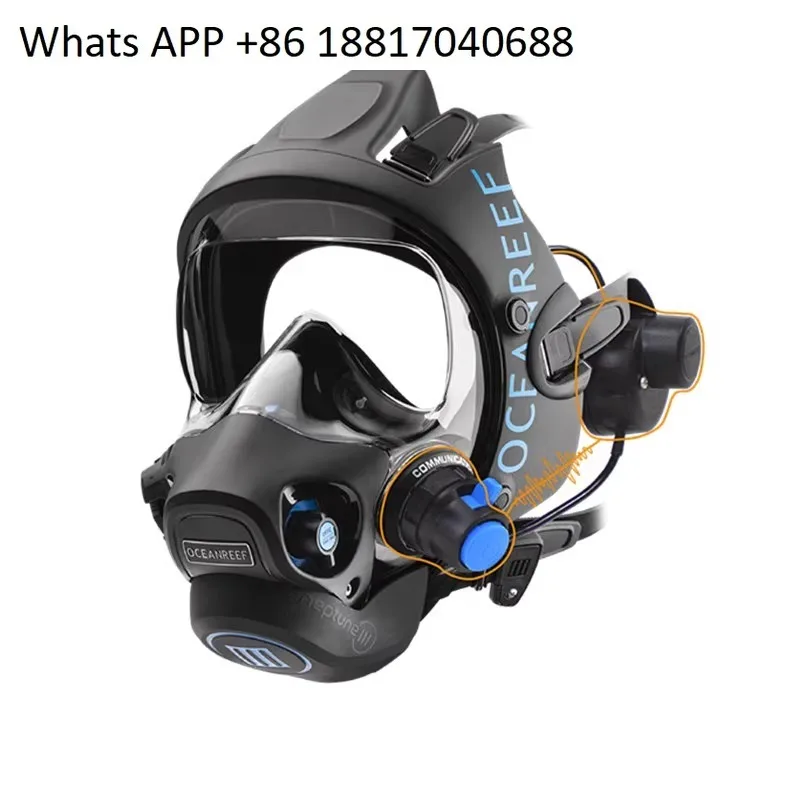 Diving full mask wireless underwater full mirror regulator