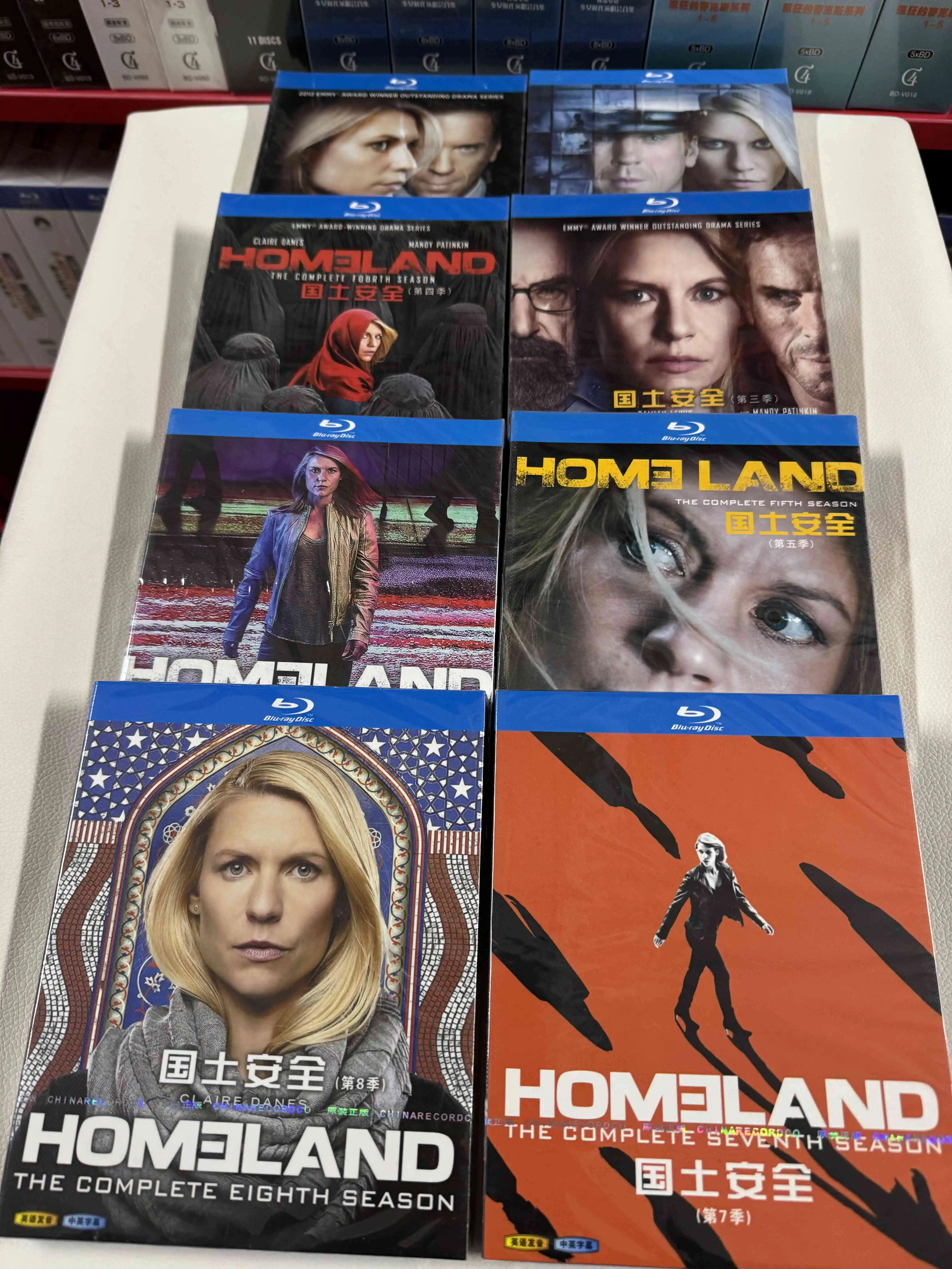 

Коллекционный набор Blu-ray дисков: Homeland, сезоны 1-8, полная коллекция, 16 дисков в бокс-сете