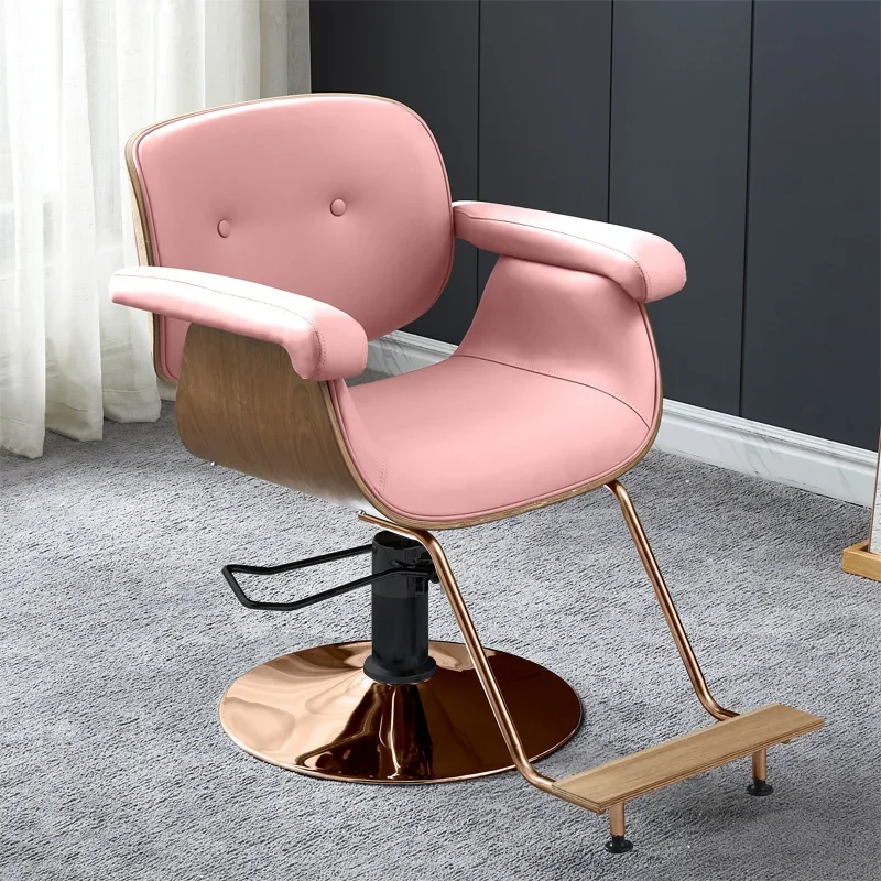 Professional Design Barber Chair Salon Unique Nordic Luxury Barber Chair Modern Comfortable Silla Barbero Commercial Furniture