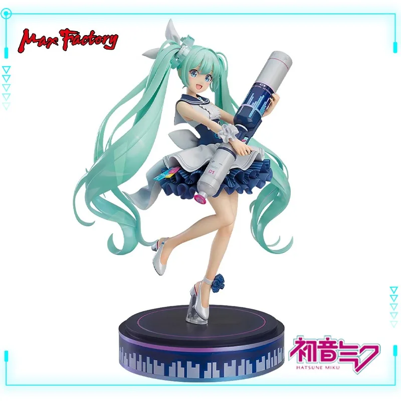 

Max Factory Original Genuine Vocaloid Hatsune Miku 1/7 Blue Archive Ver 26 см Коллекционная модель игрушечные фигурки подарки на день рождения и Рождество