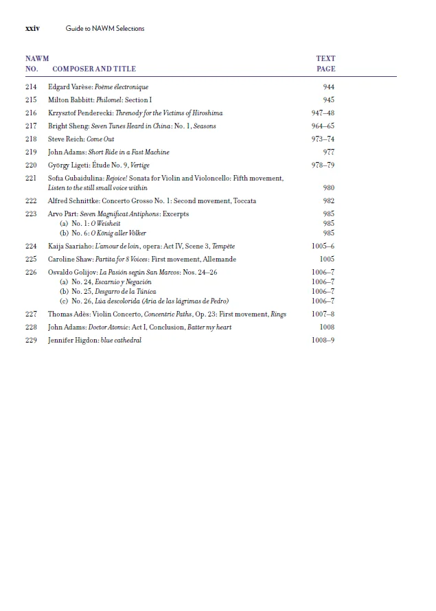 A History Of Western Music 10th